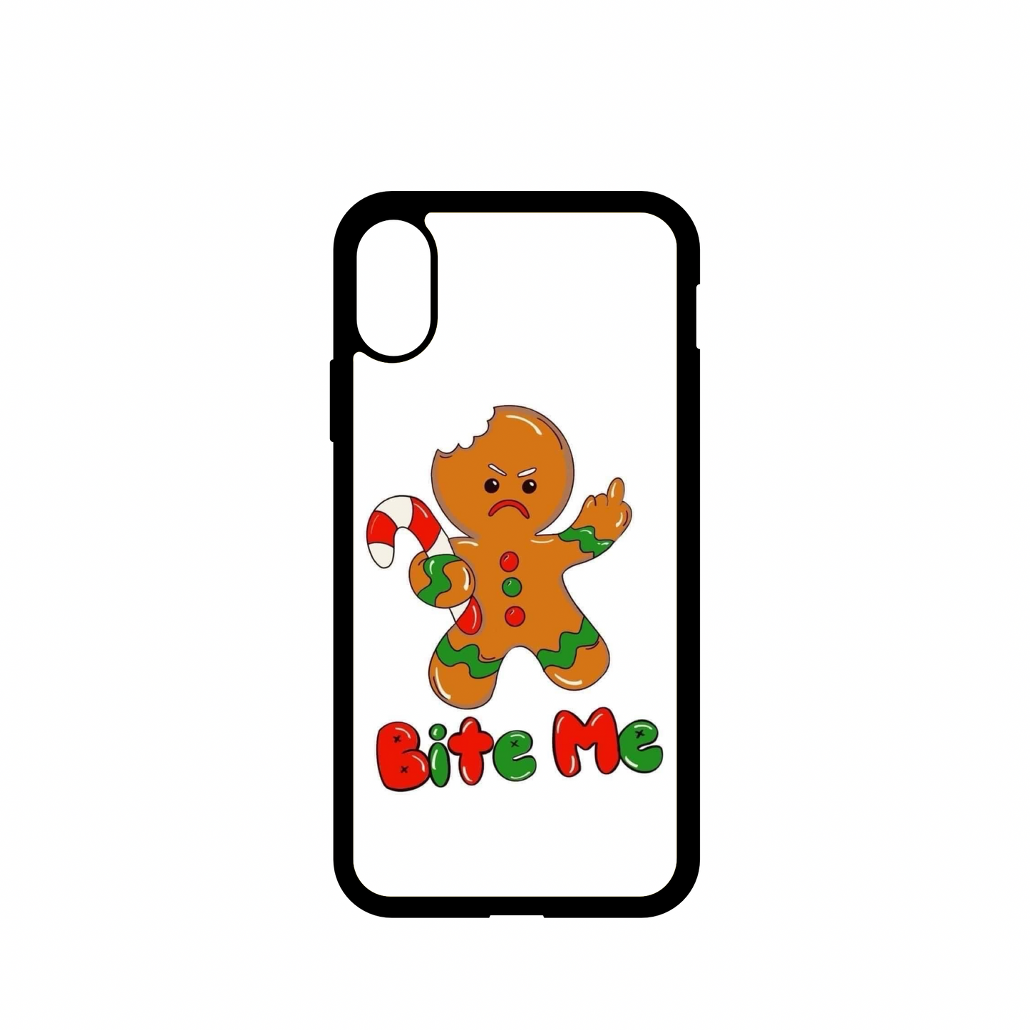 Bite Me Gingerbread Man Case