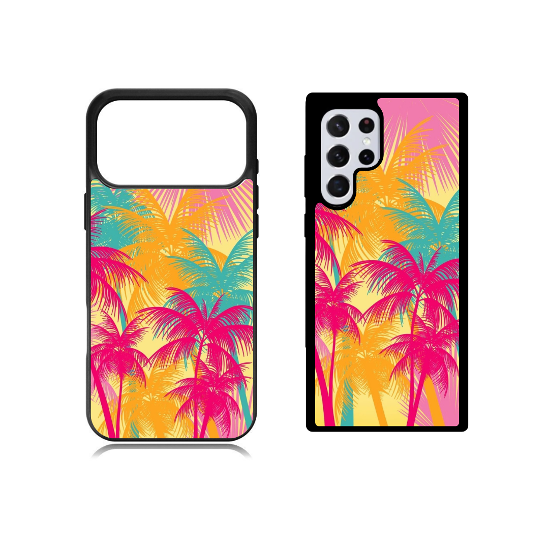 Neon Palm Trees Case