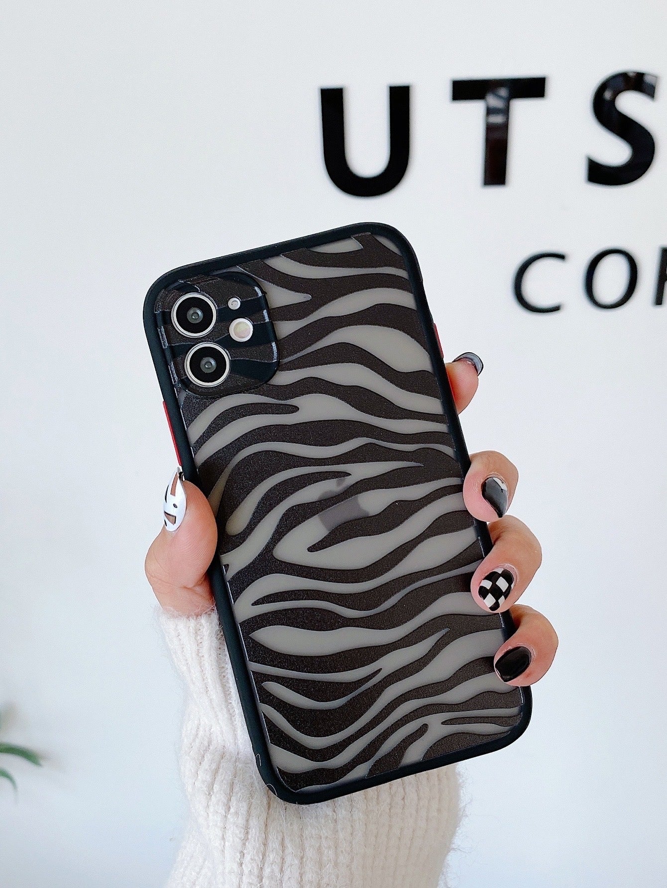 Zebra Print Bumper Print