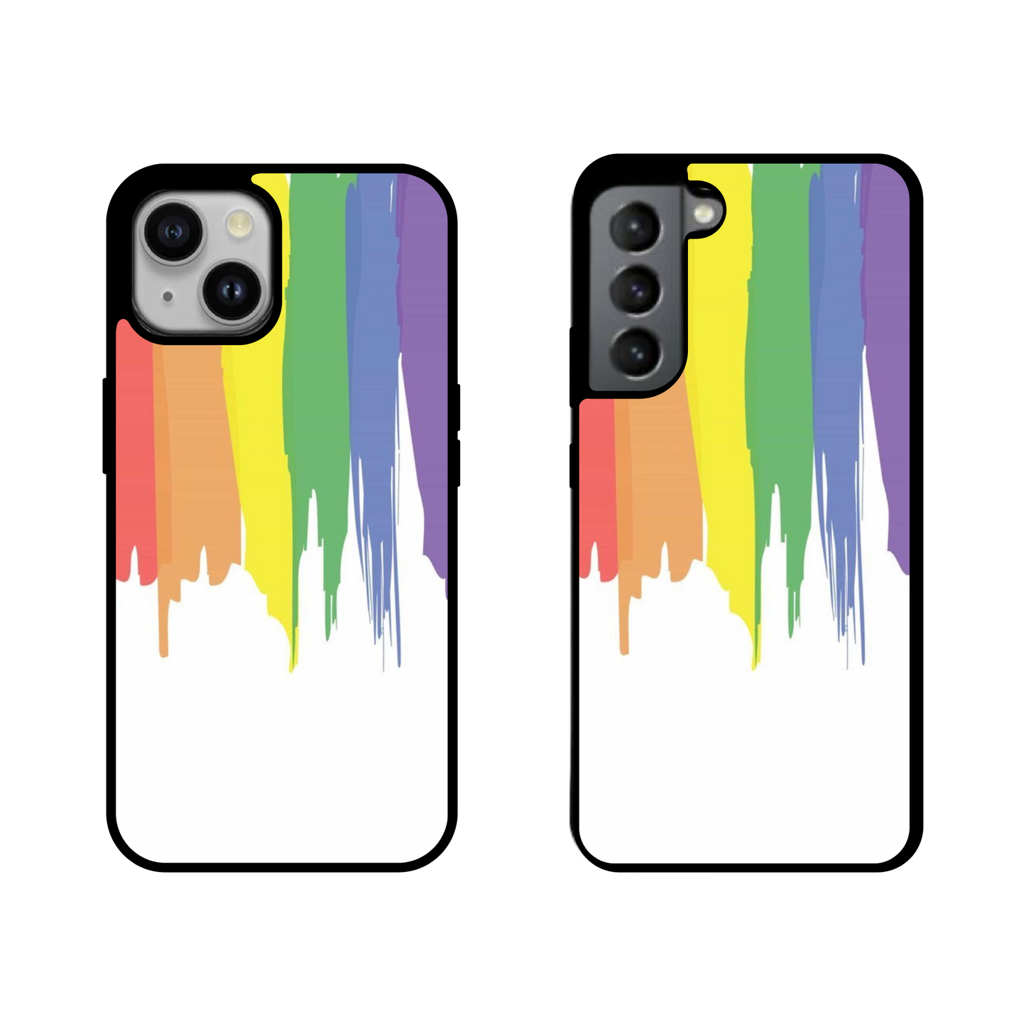 Rainbow Flag Paint Drip Case