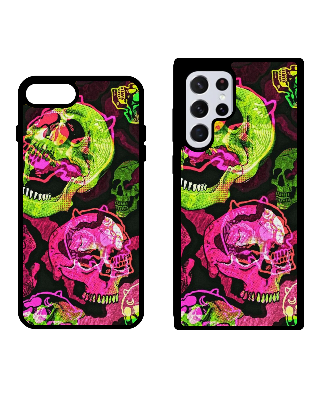 Neon Skulls Case