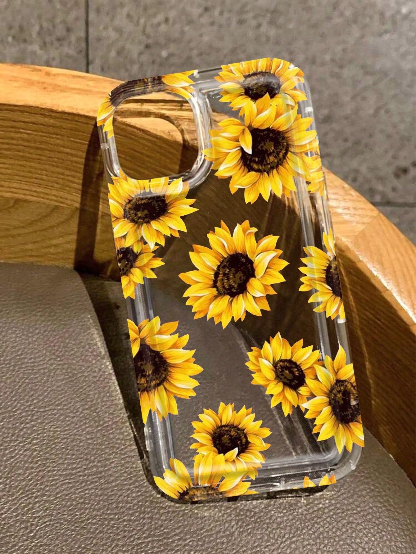 Sunflower Anti-Fall Clear Case