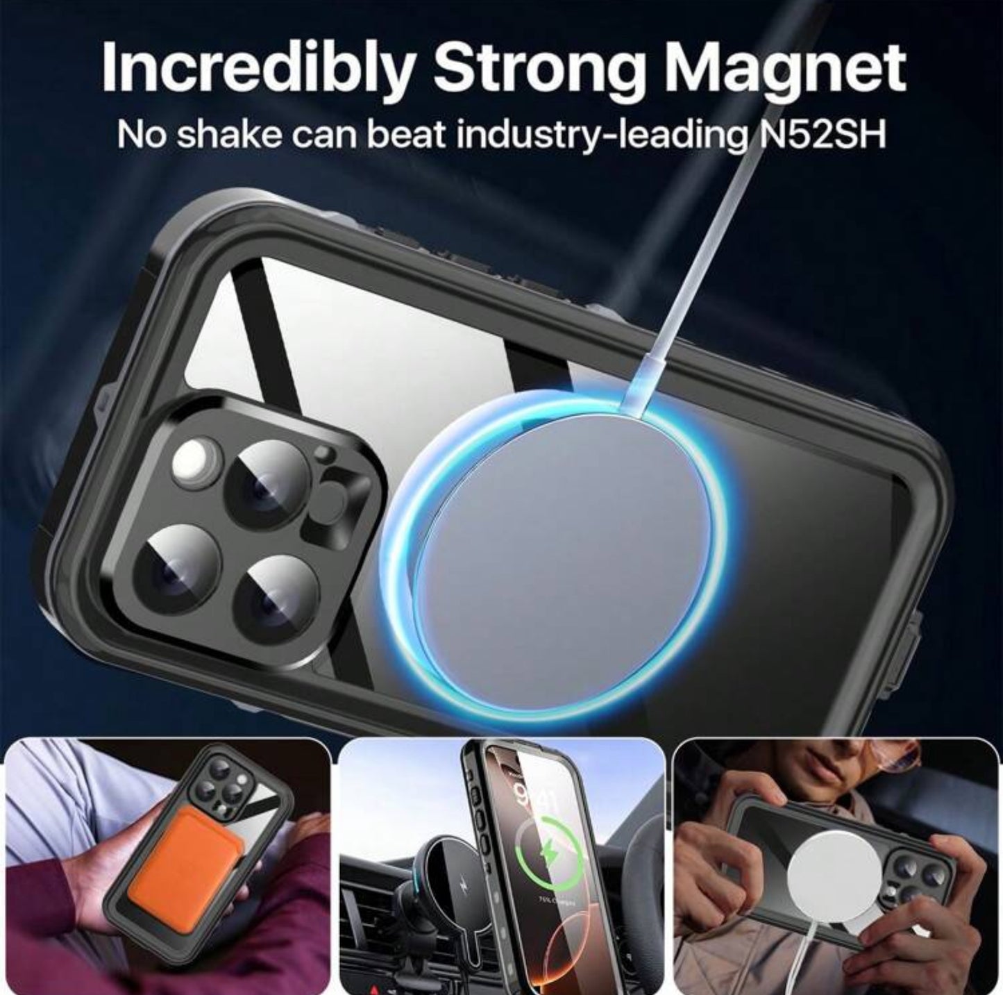 Waterproof Phone Case with Magsafe