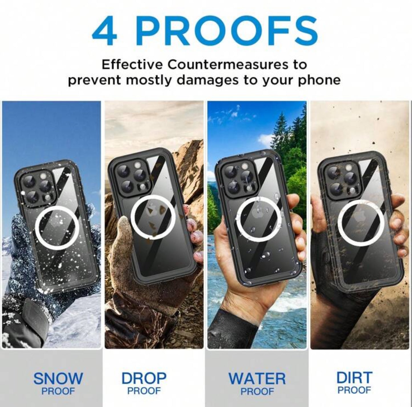 Waterproof Phone Case with Magsafe