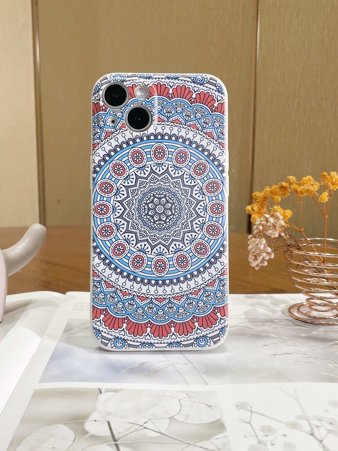Mandala Print Case