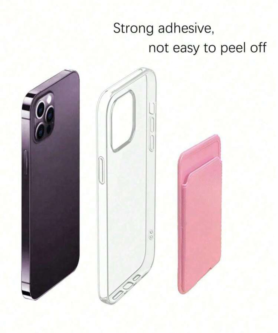 Leather Adhesive Card Holder