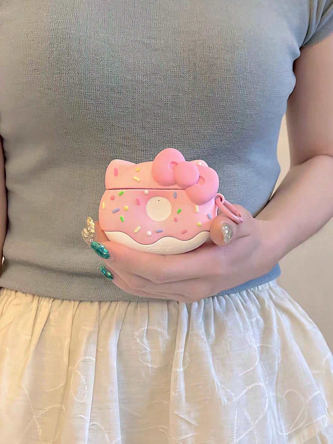 Donut Kitty Airpods Case