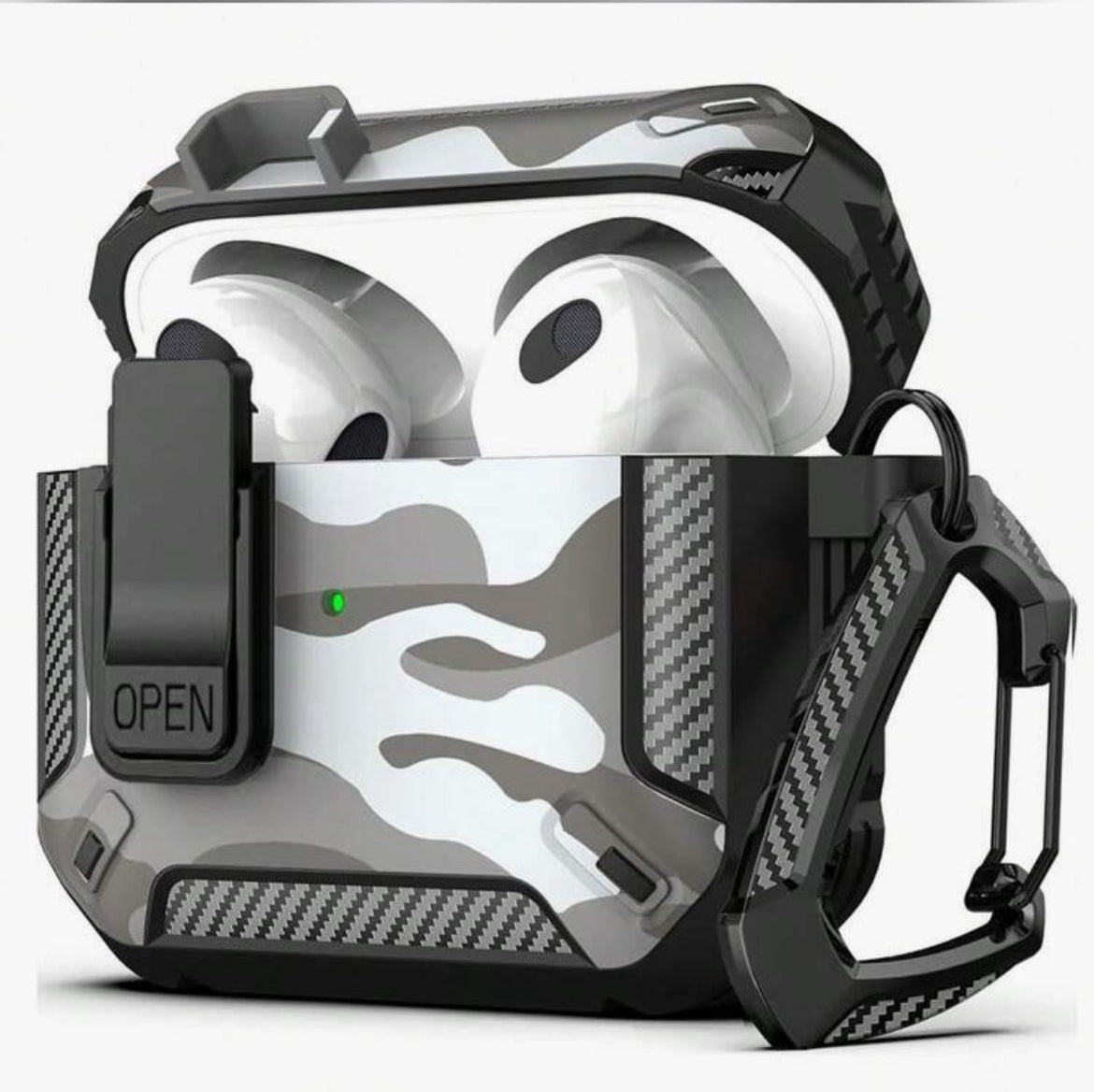 Camo Shockproof AirPods Case