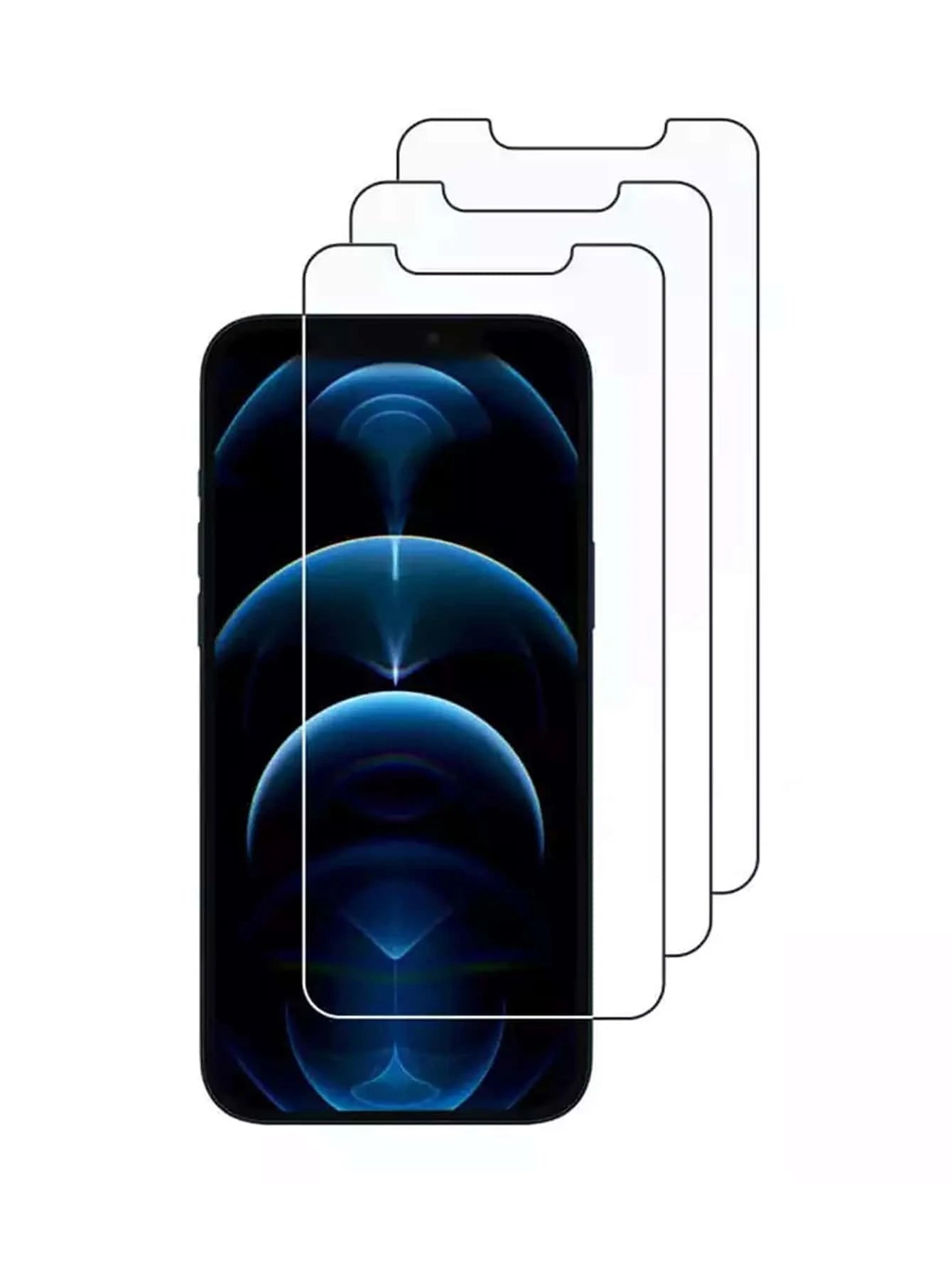 3 Pcs Regular Tempered Glass Pack