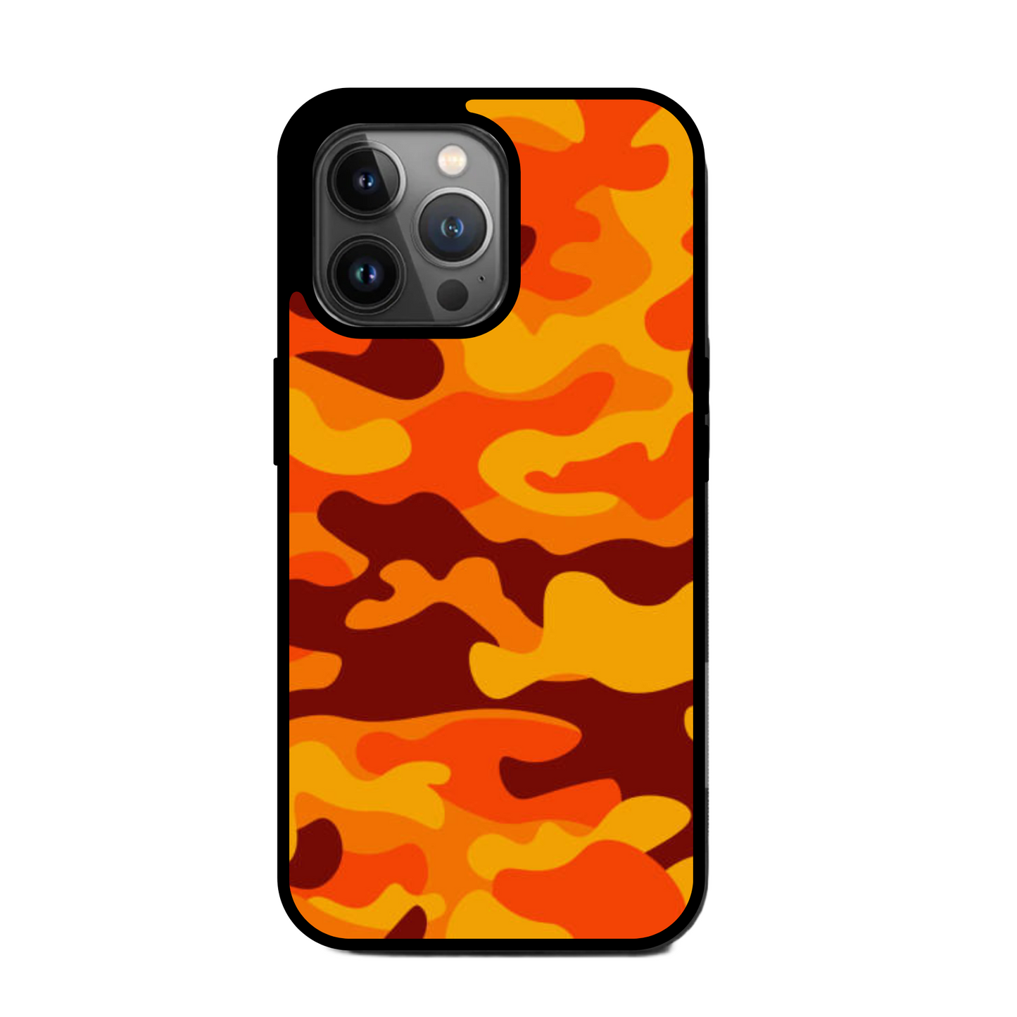 Camo Print Yellow Orange Case