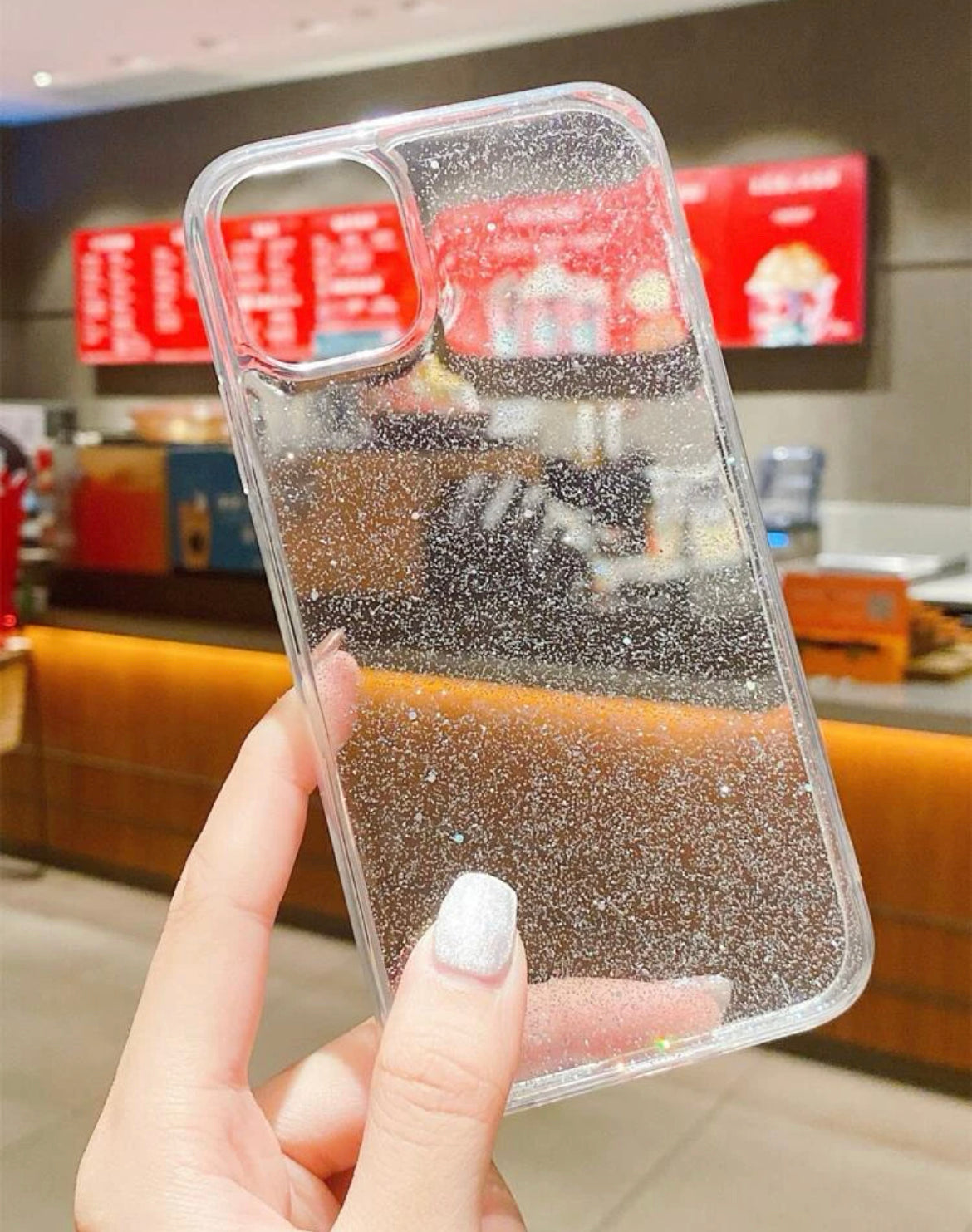Glitter Clear Silicone Case