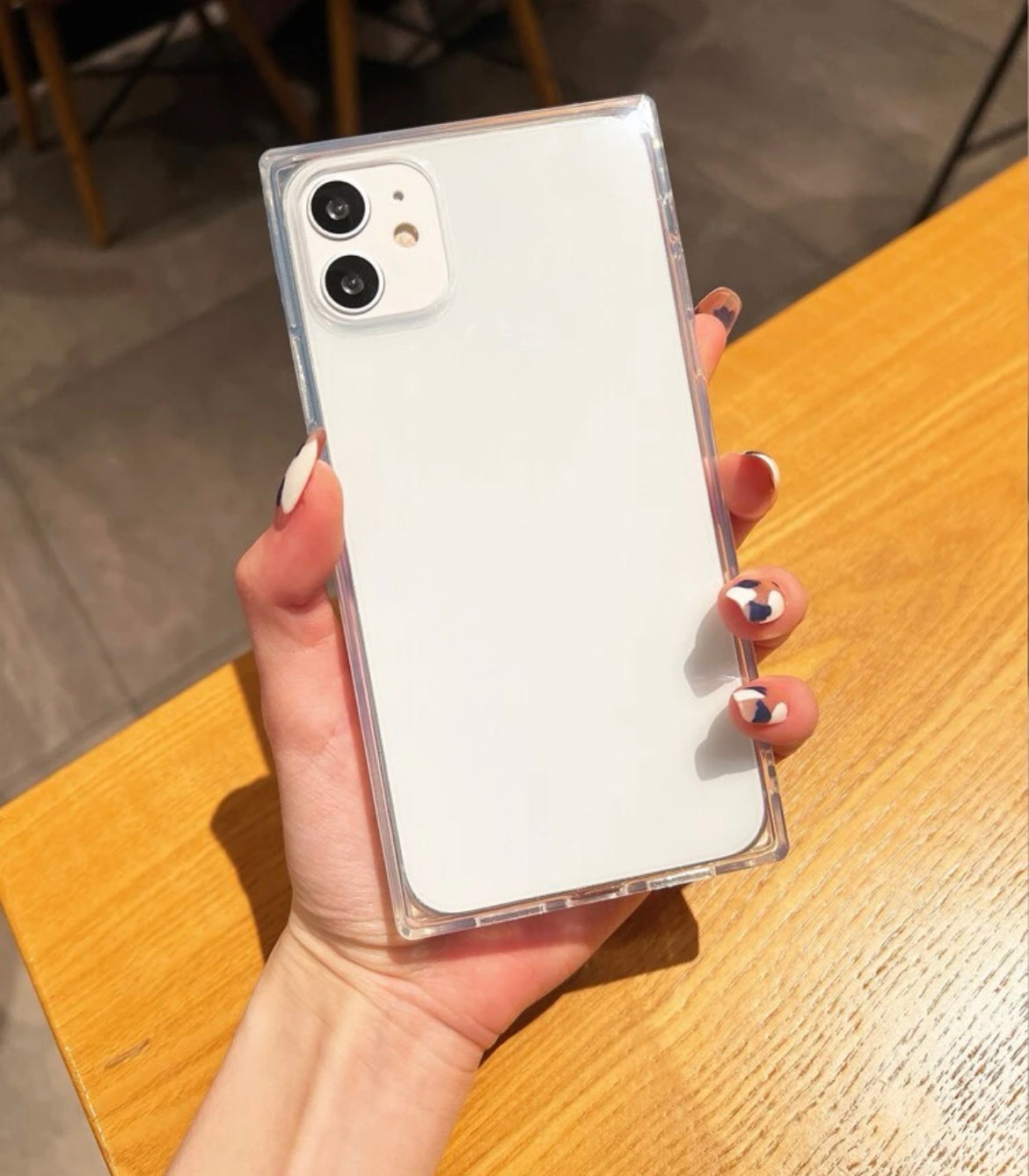 Square Clear Silicone Case