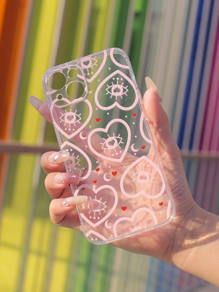 Heart Eye Clear Case