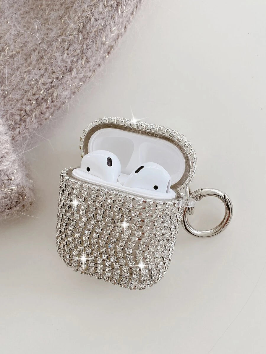 Rhinestone Airpods Case with Key ring