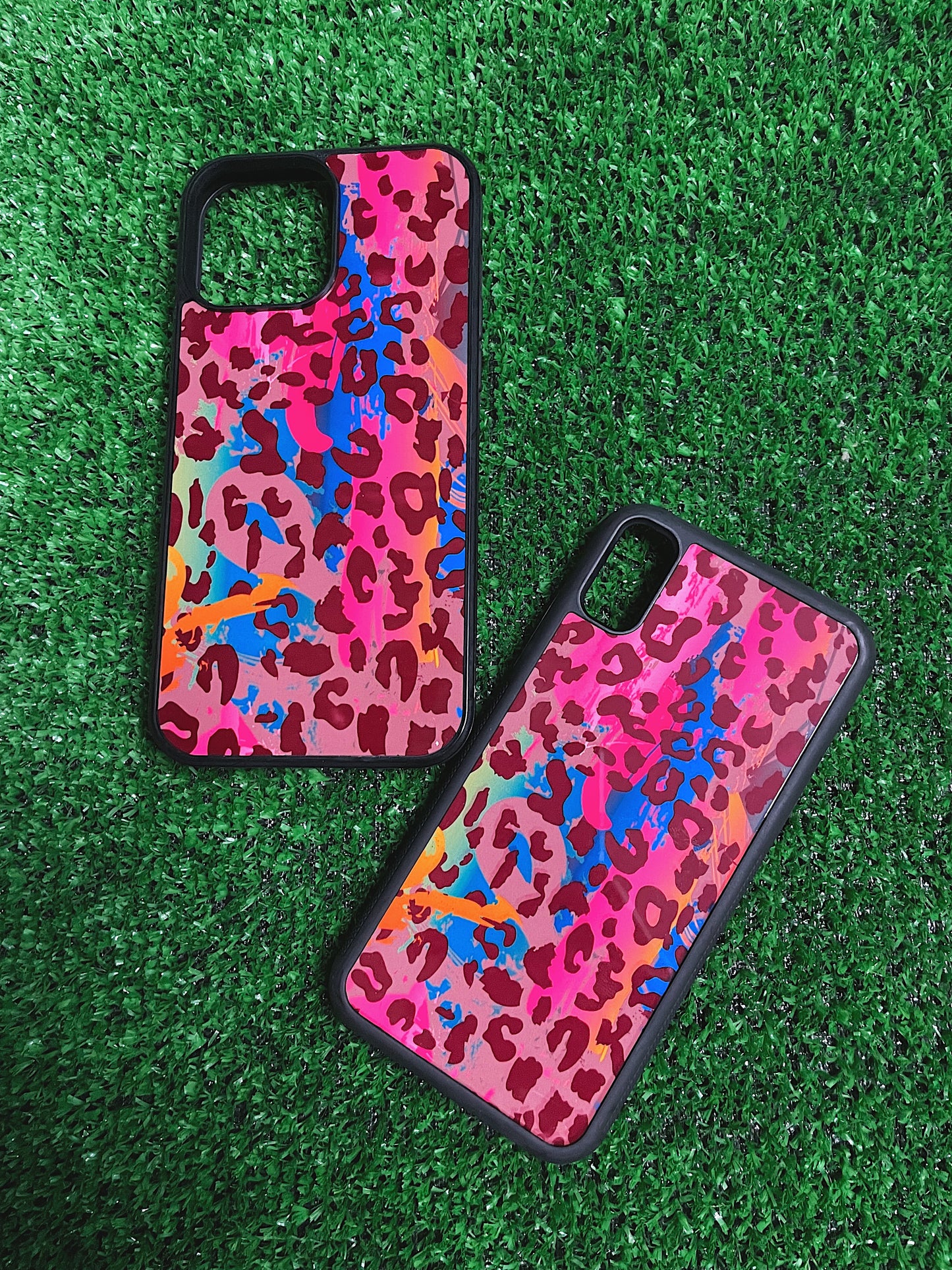 Rainbow Leopard Print Case