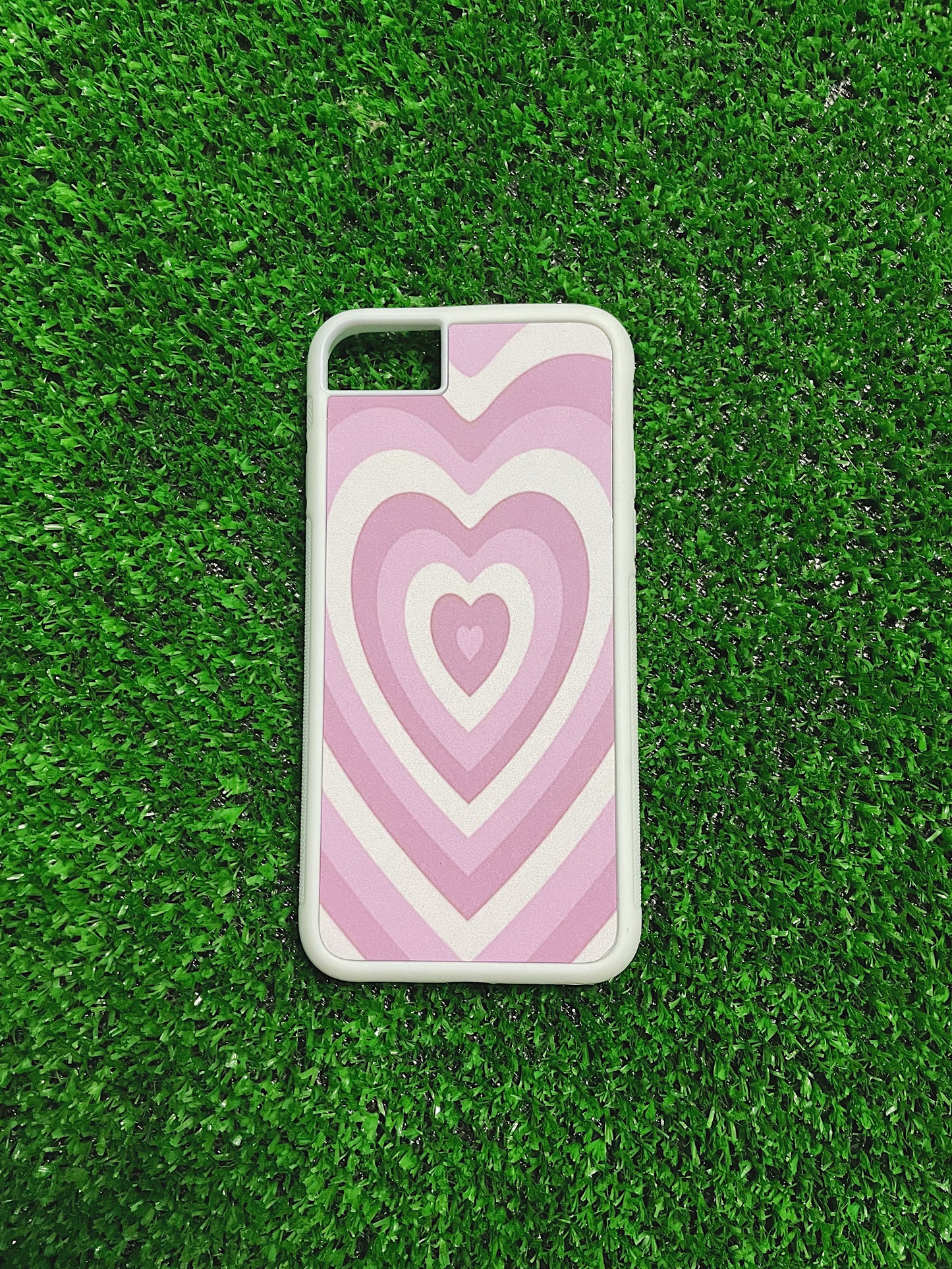 Latte Hearts Case Lilac