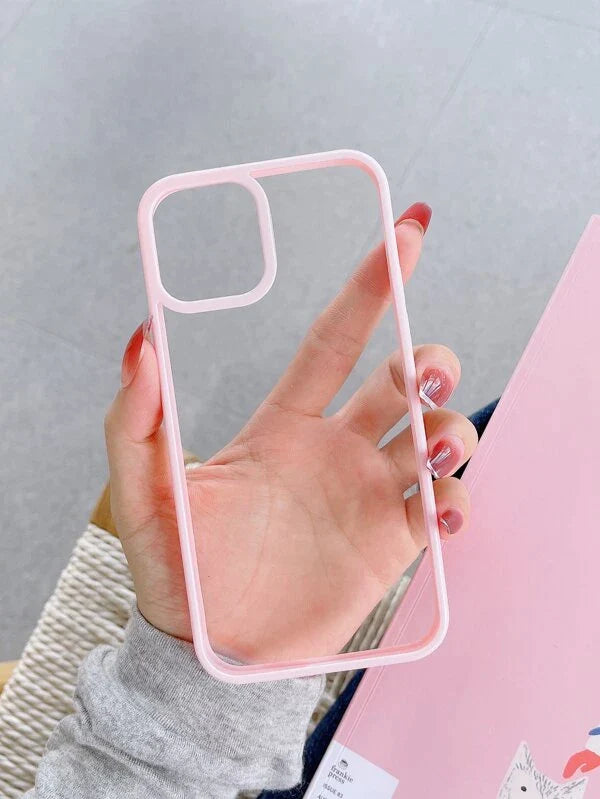 Clear Case with Coloured Bumper