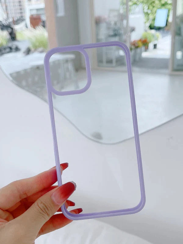 Clear Case with Coloured Bumper