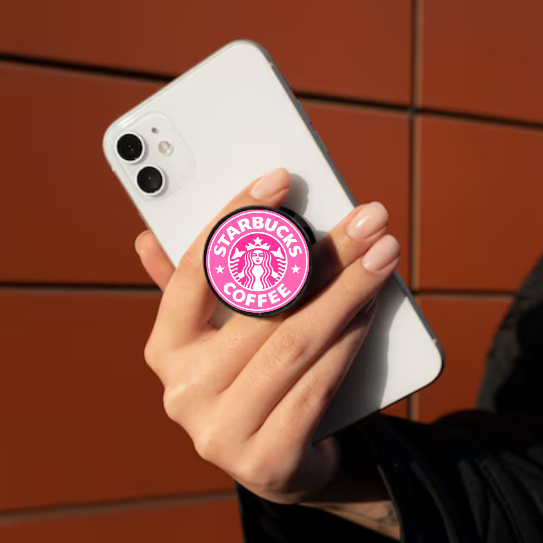 Pink Starbucks Popsocket