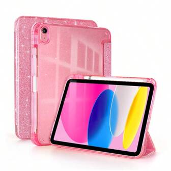 Protective iPad Glitter Case with Pencil Holder