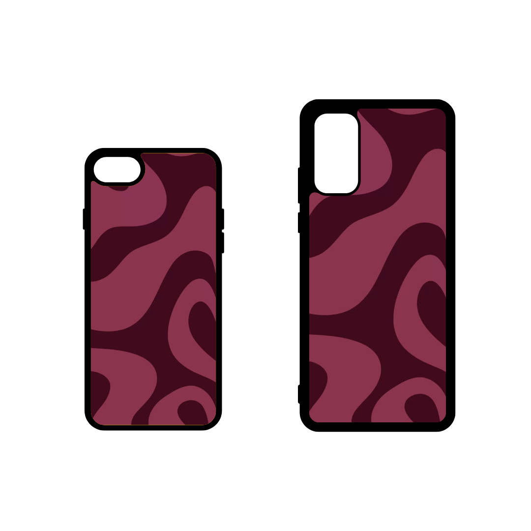 Maroon Abstract Case