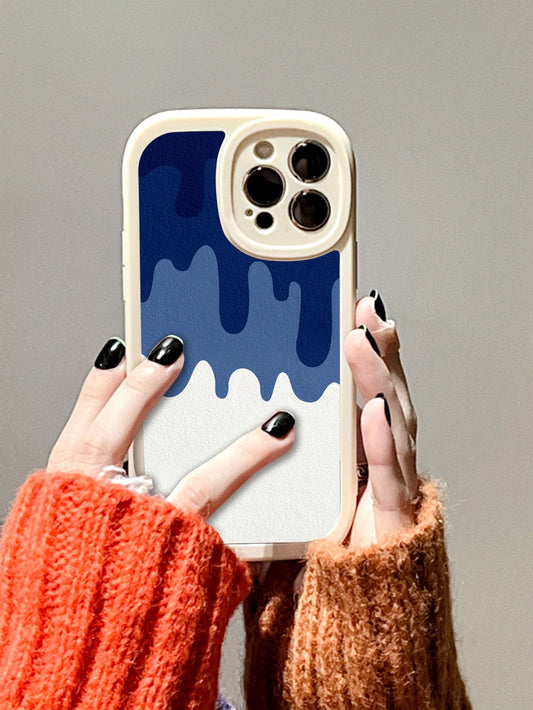 Round Edge Drip Paint Case