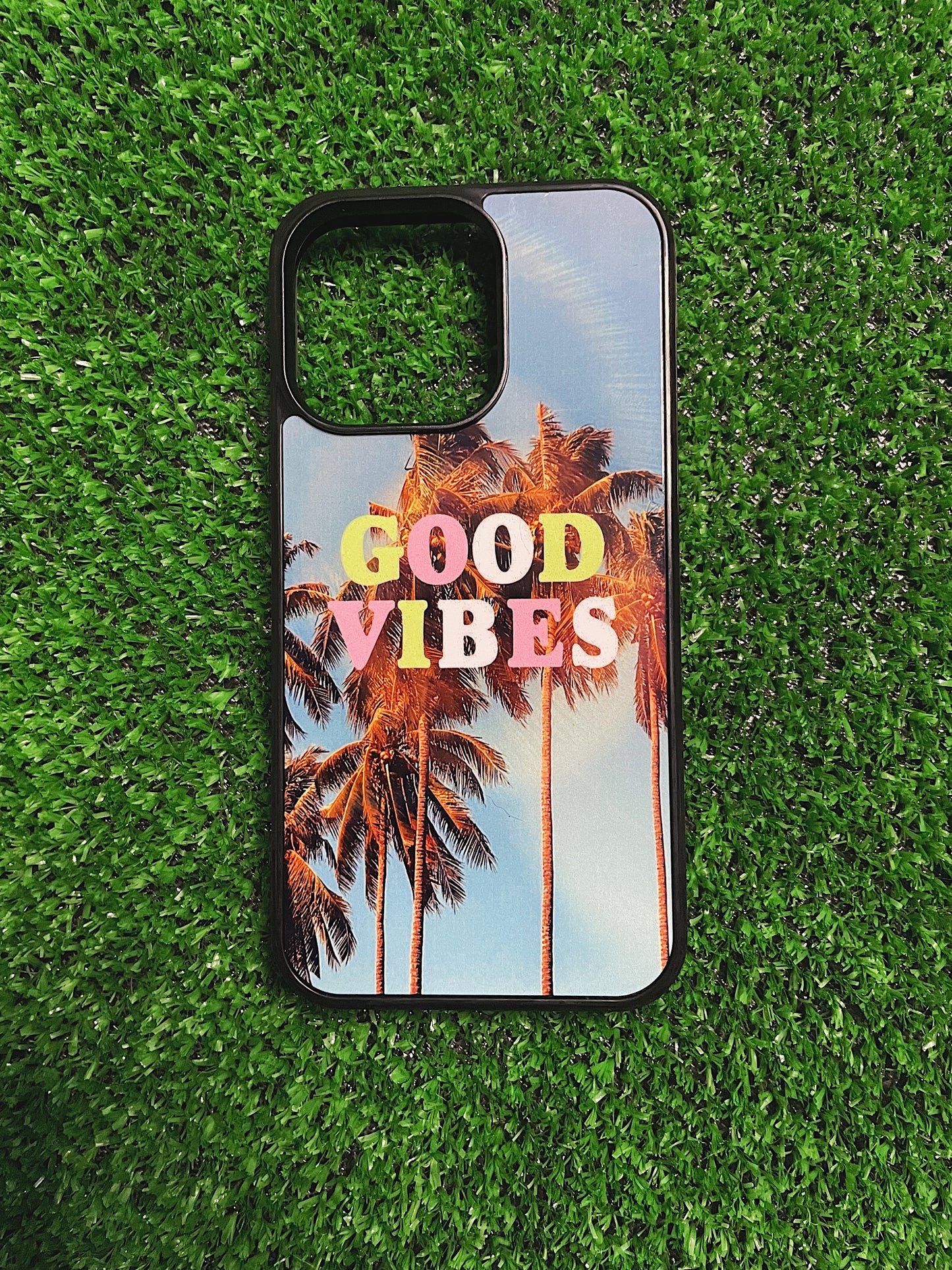 Good Vibes Palm Trees Case