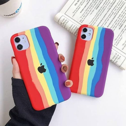 Apple Silicone Case - Rainbow