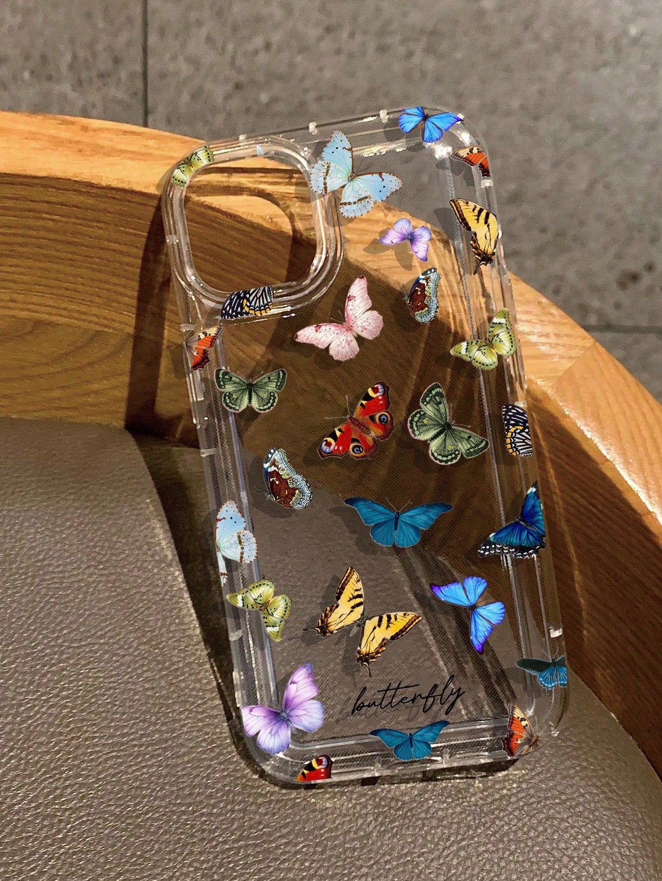 Butterfly Anti-Fall Clear Case