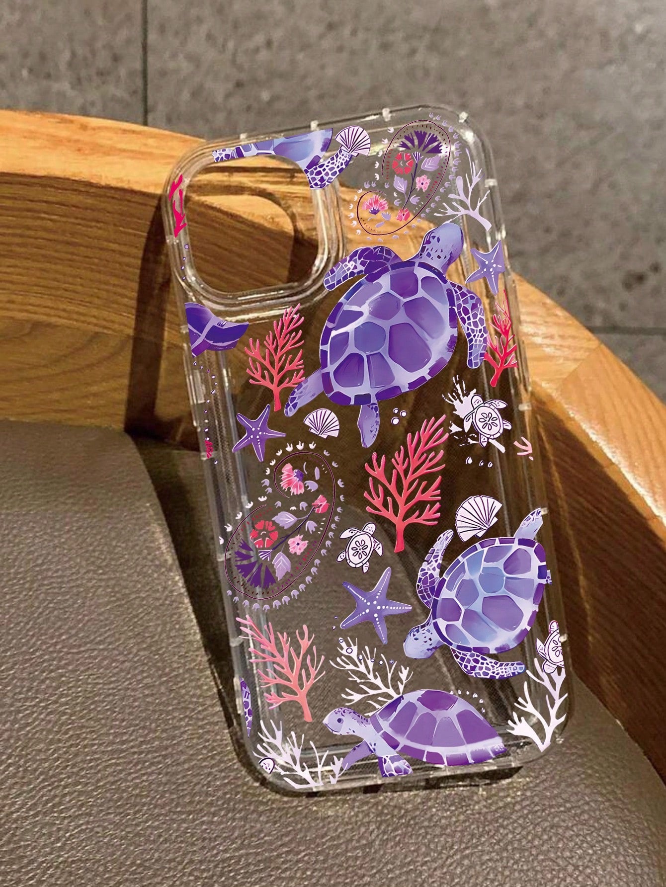 Turtle Anti-Fall Clear Case