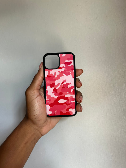 Camo Case - Pink/Red