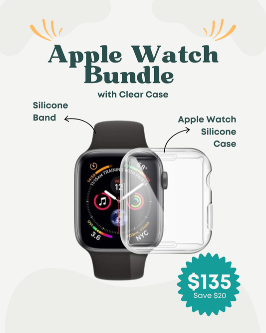 Apple Watch Clear Case and Band Bundle
