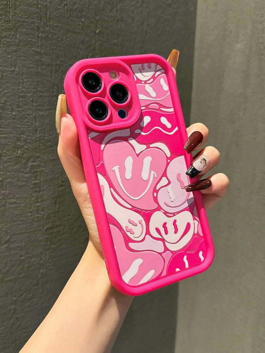 Heart Shaped Smiley Face Case