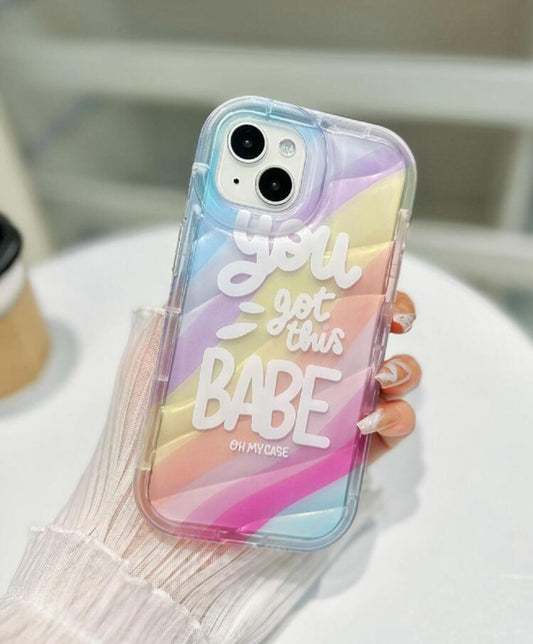 "You got this babe!" Anti-Fall Case