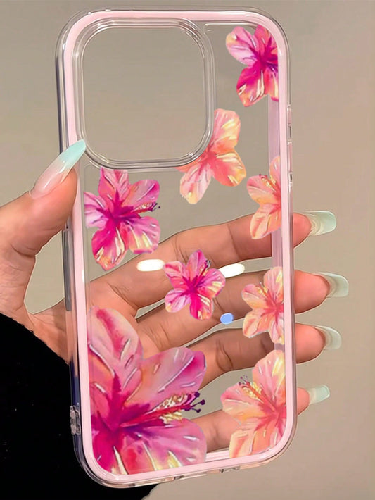 Lily Floral Clear Case