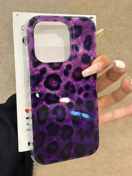Purple Leopard Print Case