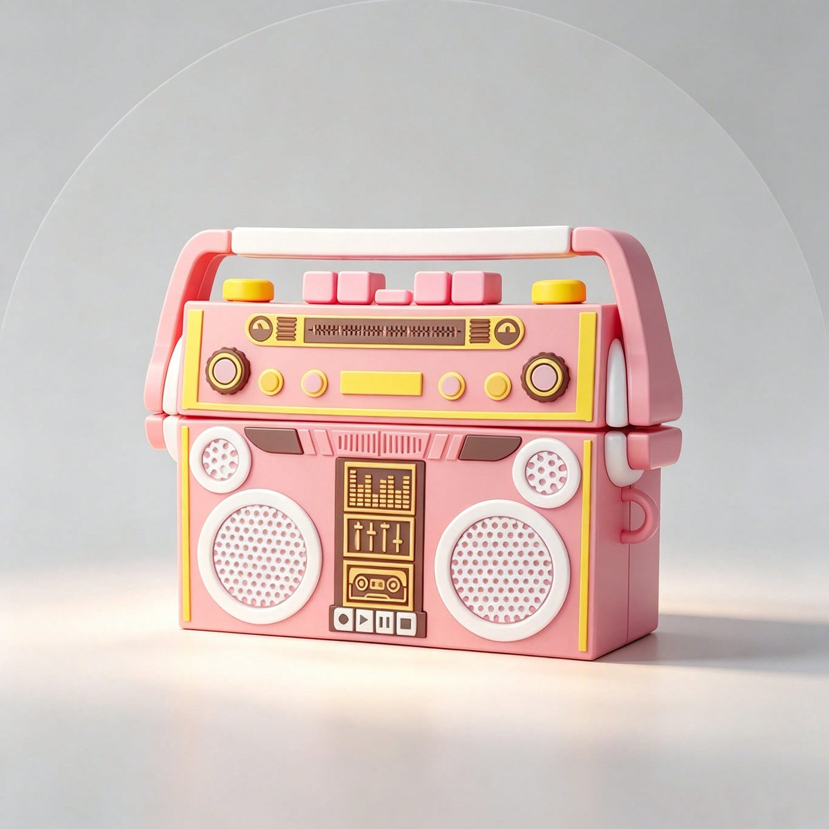 Retro Radio Airpods Case