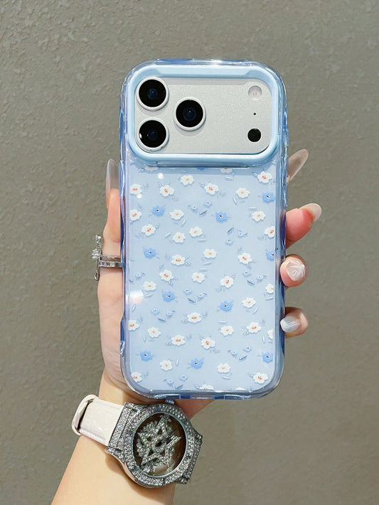 Transparent Floral Case