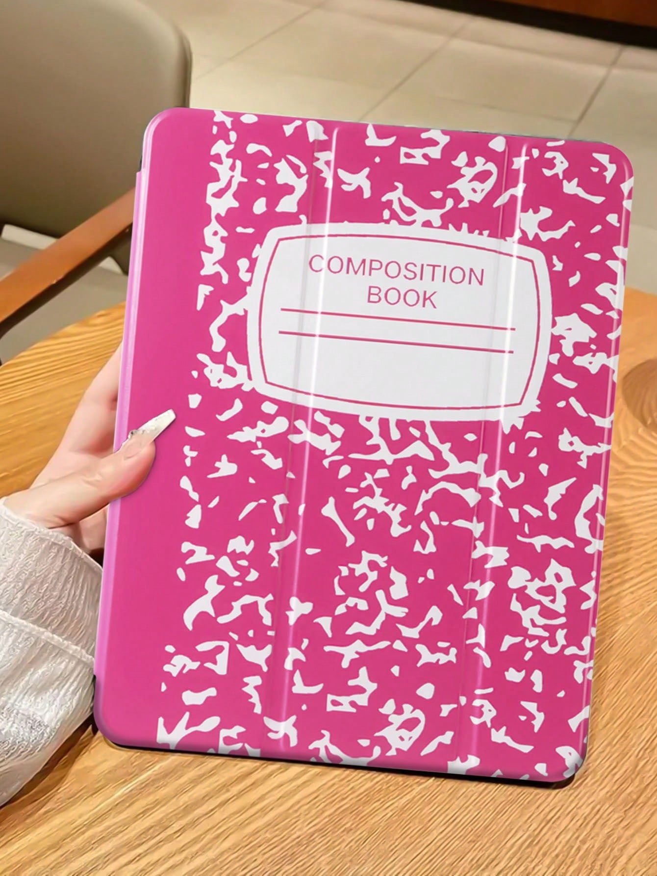 Composition Book iPad Case with Pencil Holder – Just In Case TT