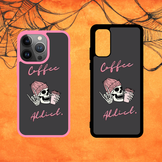 Coffee Addict Skeleton Case