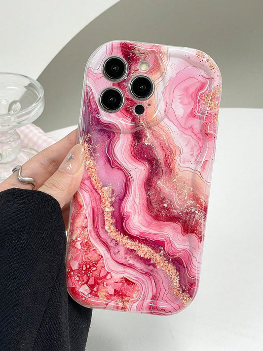 Marble Shockproof Round Edge Case