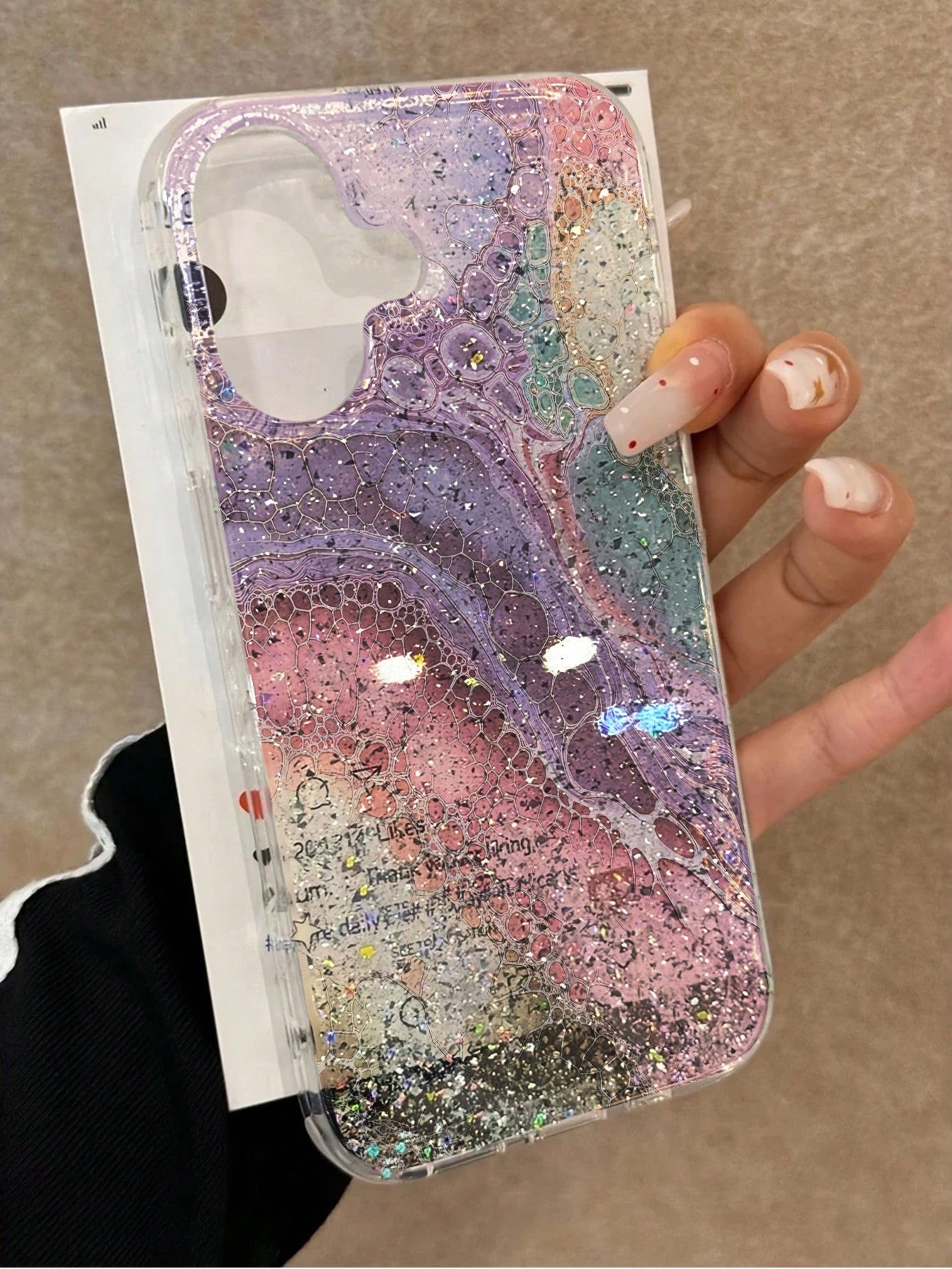 Transparent Marble Case