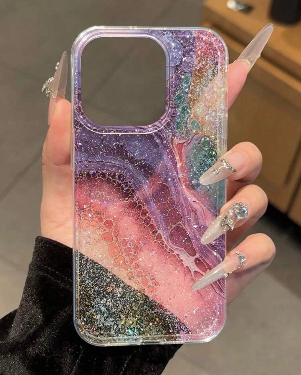 Transparent Marble Case