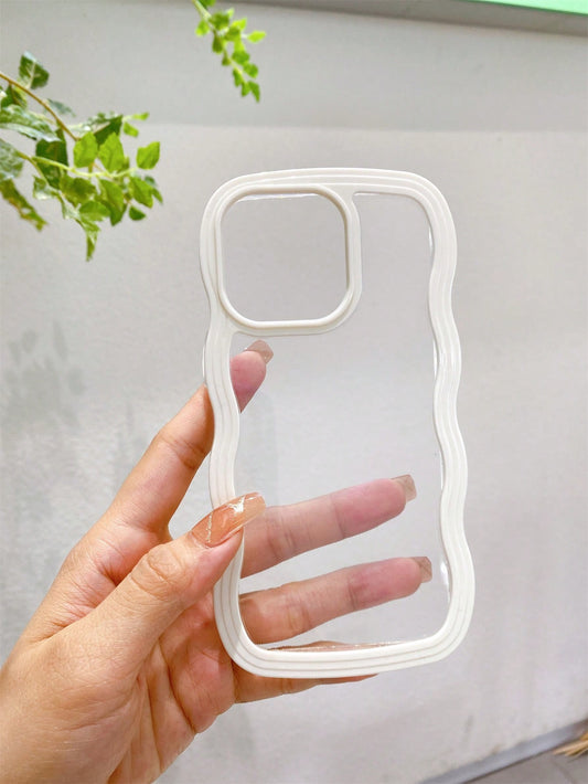 Wavy Frame Clear Case