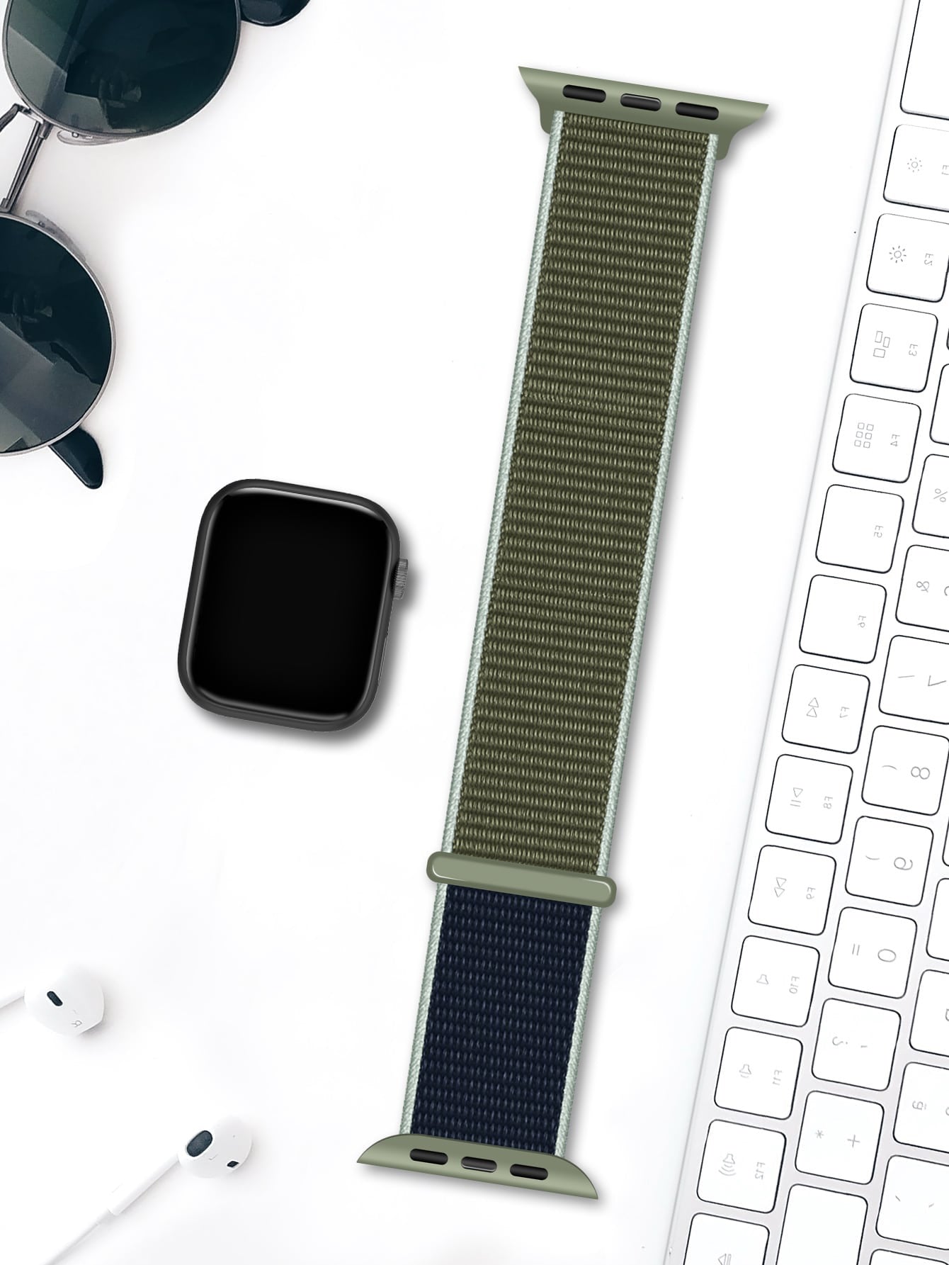 Nylon Sports Loop Apple Watch Bands