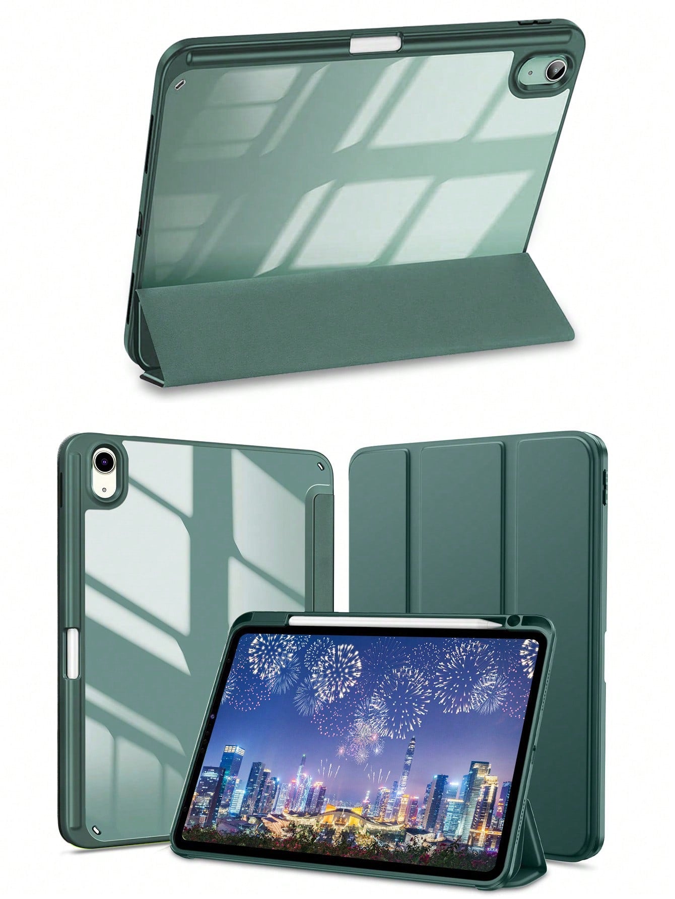 Protective iPad Case with Pencil Holder