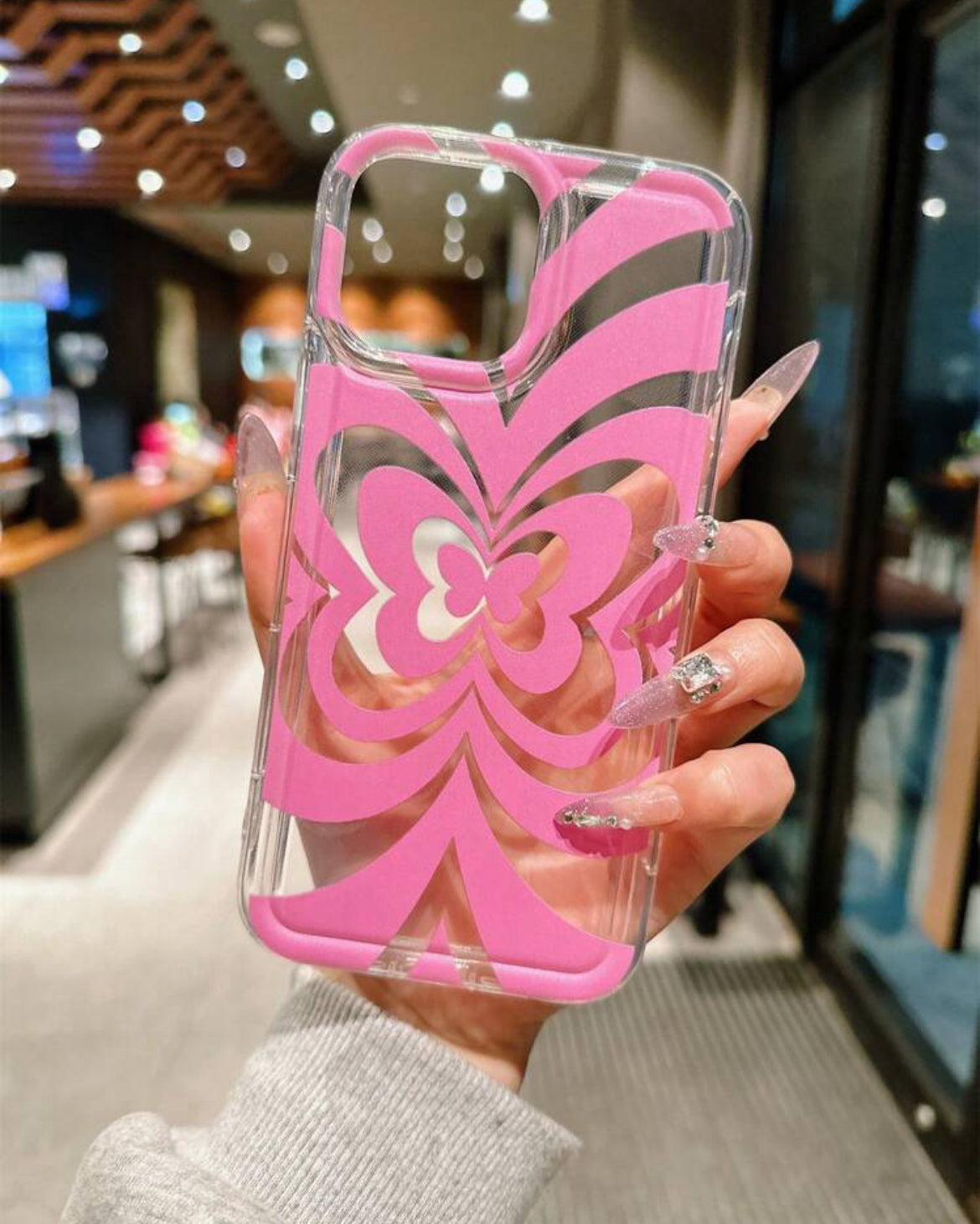 Butterfly Anti-Fall Clear Case