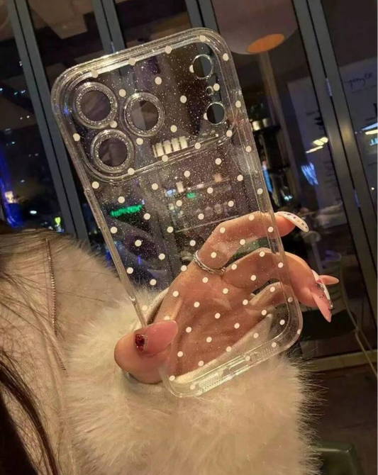 Clear Polkadot Case