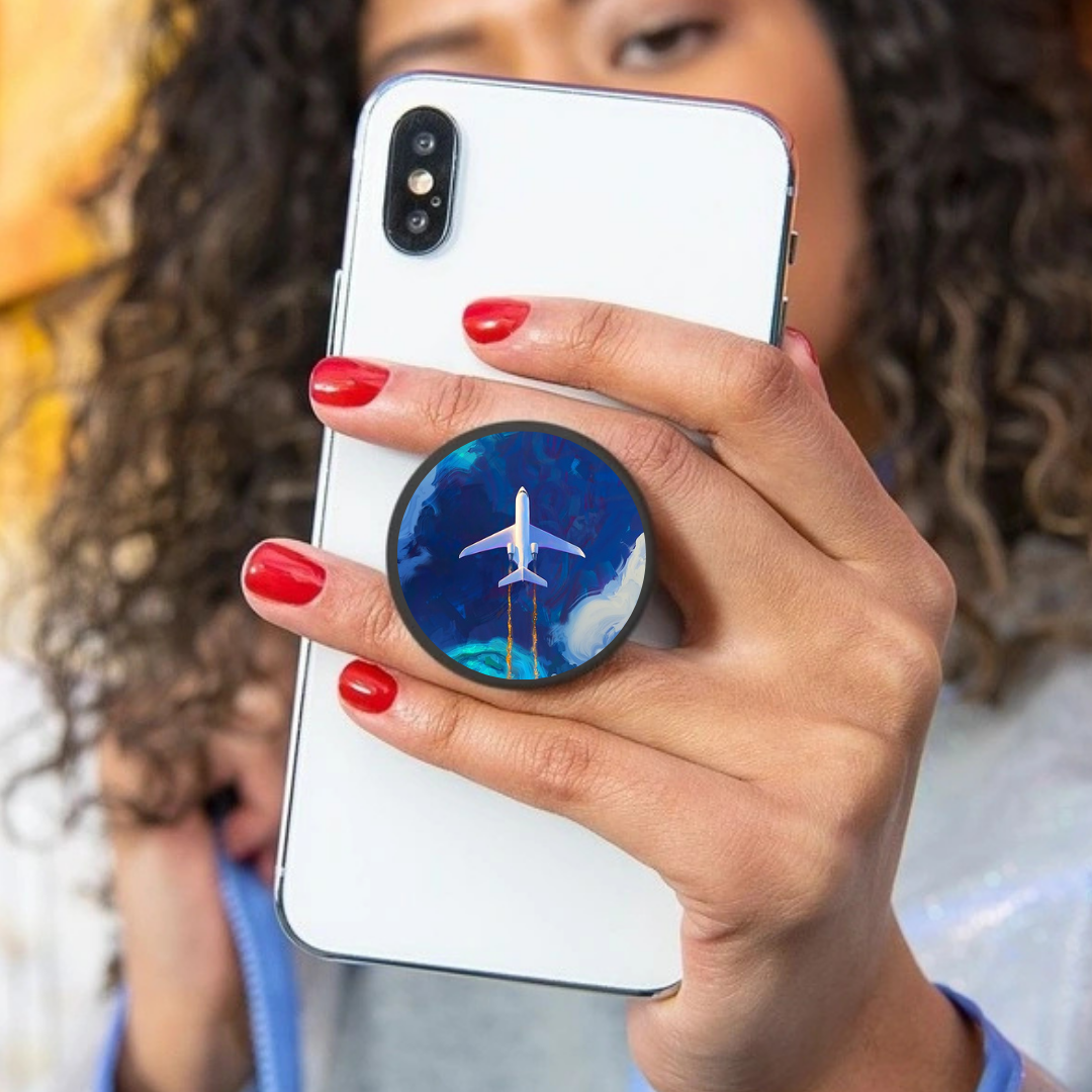 Plane in the Clouds Popsocket