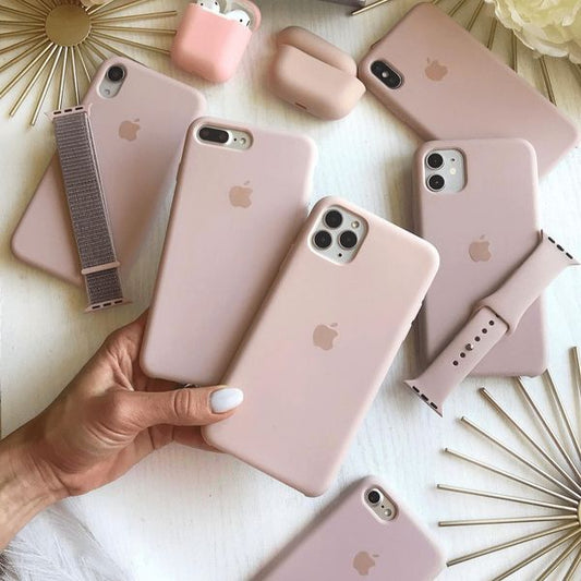 Apple Silicone Case - Sand Pink